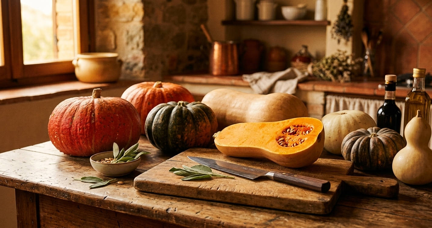 La Zucca: simboli, Presìdi e il taglio giusto per cuocerla bene